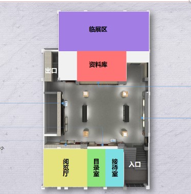 安康石泉史志展覽館設計二層方案藍冠注冊