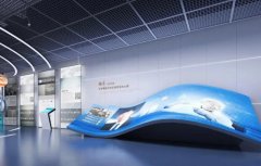 <strong>藍冠網址展廳展館設計中怎么做色彩搭配</strong>